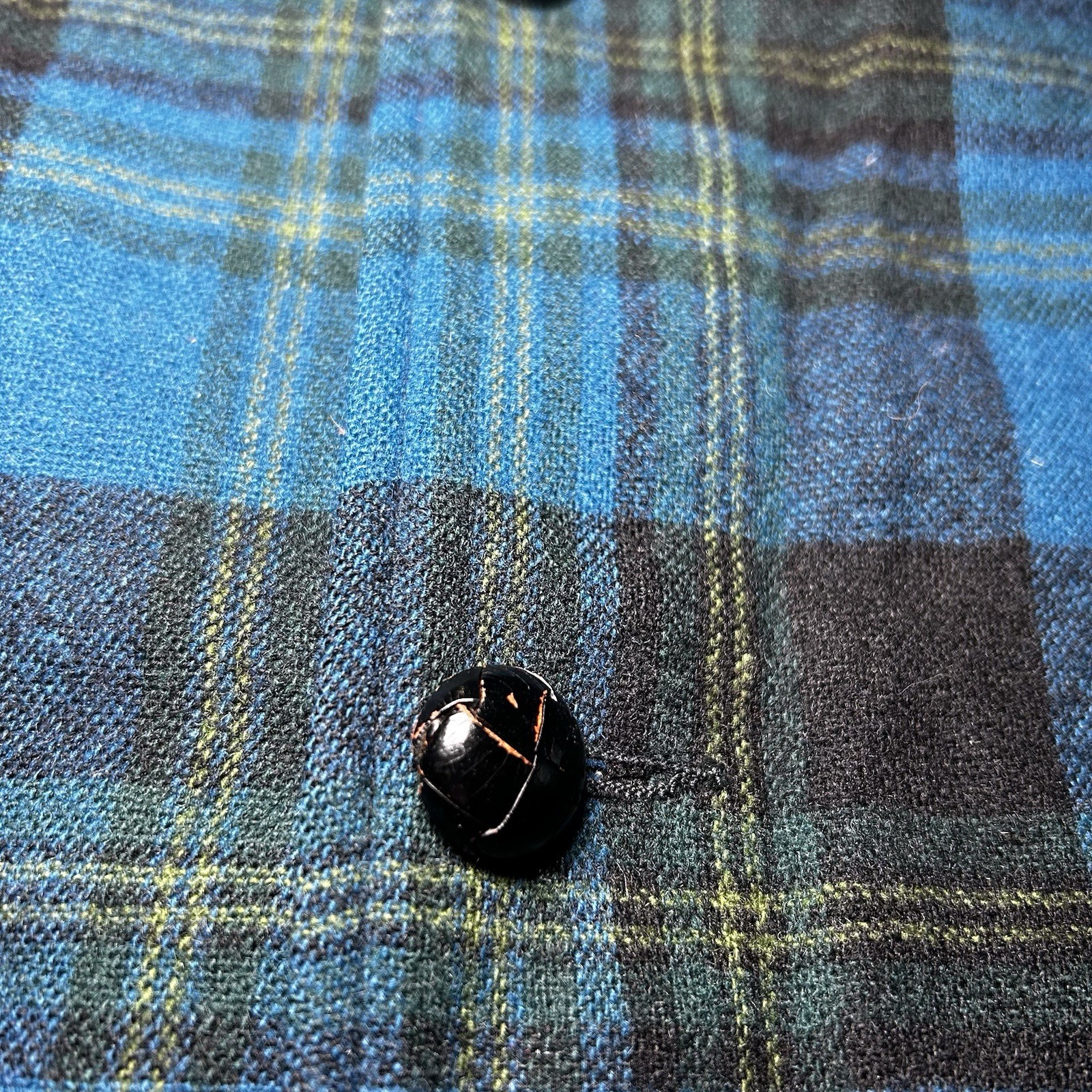 Pendleton 49er Jacket Womens Medium Blue Plaid Sh… - image 5