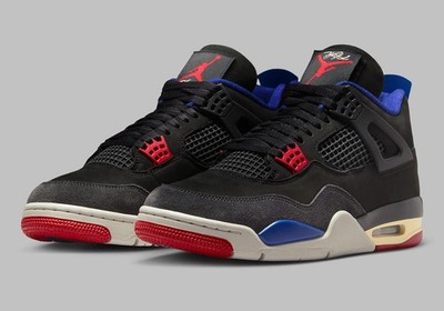 値下げ中！Air Jordan 4 黒/青/赤 Nike Air Jordan IV 4 Retro Rare Air Black Royal Blue Red FV5029