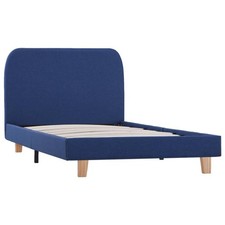 Giroletto senza Materasso Blu 90x200 cm in Tessuto