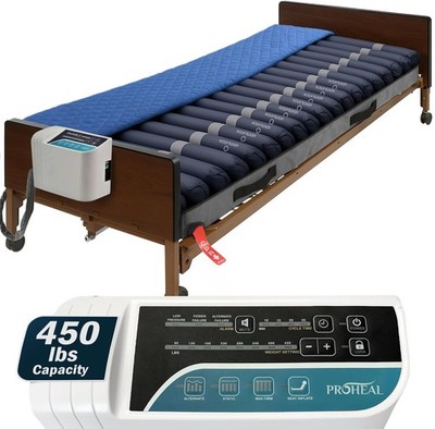 ProHeal Low Air Loss Alternating Pressure Mattress 450Lb Capacity