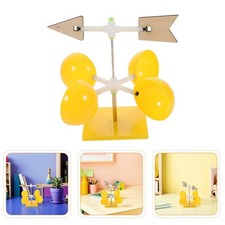 2 Pcs Solar Windmill Toys Weather Vane for Teaching Preschool Science Kit