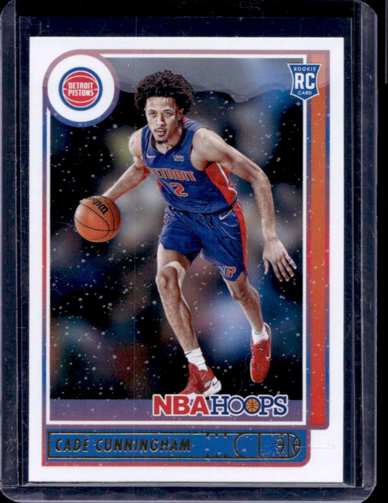 2021-22 Panini Hoops Winter Cade Cunningham RC Rookie #201 Pistons