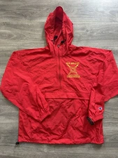 Champion Sea Bright New Jersey Ocean Rescue Windbreaker Lightweight Hooded NWT