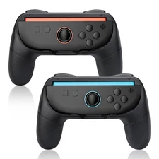 2 Pack Hand Grips for Nintendo Switch 2 Joy-Con Ergonomic Controller Handle ABS
