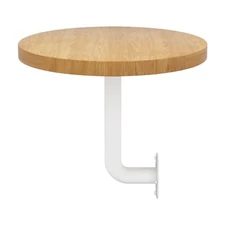 Wall Mounted Table Modern Round Coffee Table for Bedside Small Space Balcony