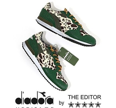 DIADORA HERITAGE Diadora & Editor Collaboration Trident Leopard 159983 17105493
