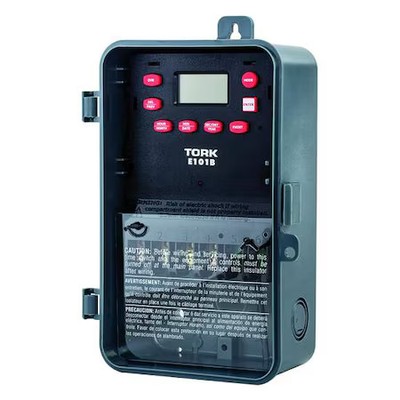 Nsi Tork Ew101b Electronic Timer, Gray, Polycarbonate