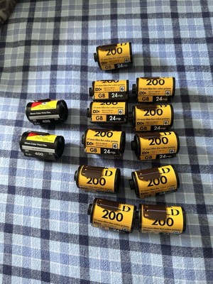 Lot of 11 Rolls Kodak Gold 200 & 2 Shop Rite 400 Color 35mm Camera Film READ