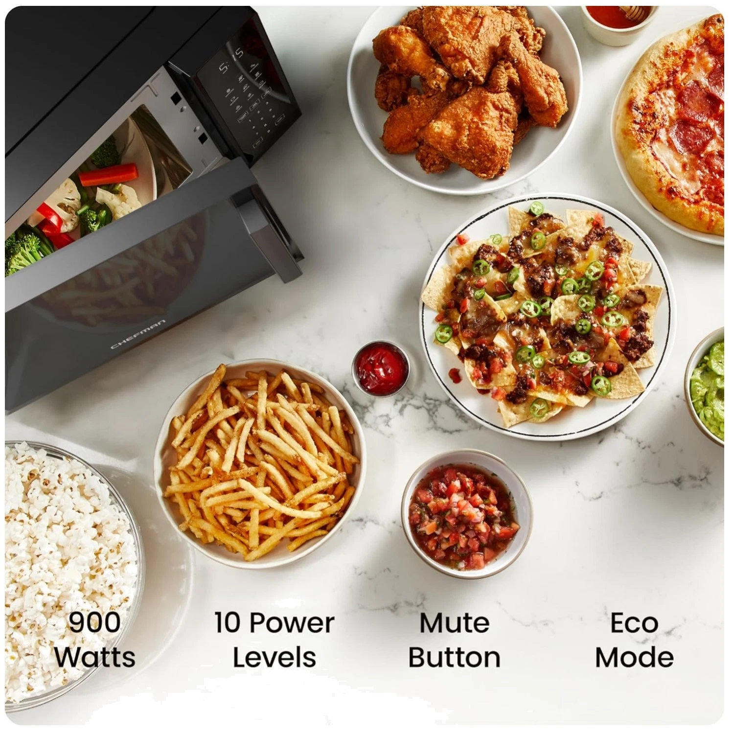Trusted Quality Microwave Oven - 900W, Child Safety Lock