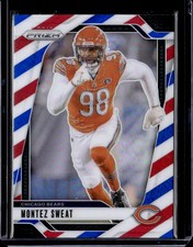 2024 Panini Prizm #50 Montez Sweat Red White and Blue