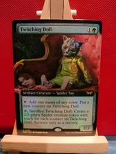 Twitching Doll FOIL (Extended Art) - Duskmourn - Rare - NM - MTG
