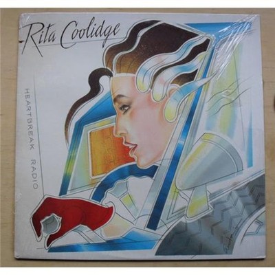 RITA COOLIDGE HEARTBREAK RADIO LP 1981 NICE CLEAN COPY - SAW CUT IN COVER USA