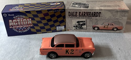 Dale Earnhardt 1:24 Diecast Replica #K-2 1956 Ford Victoria BANK Action Racing