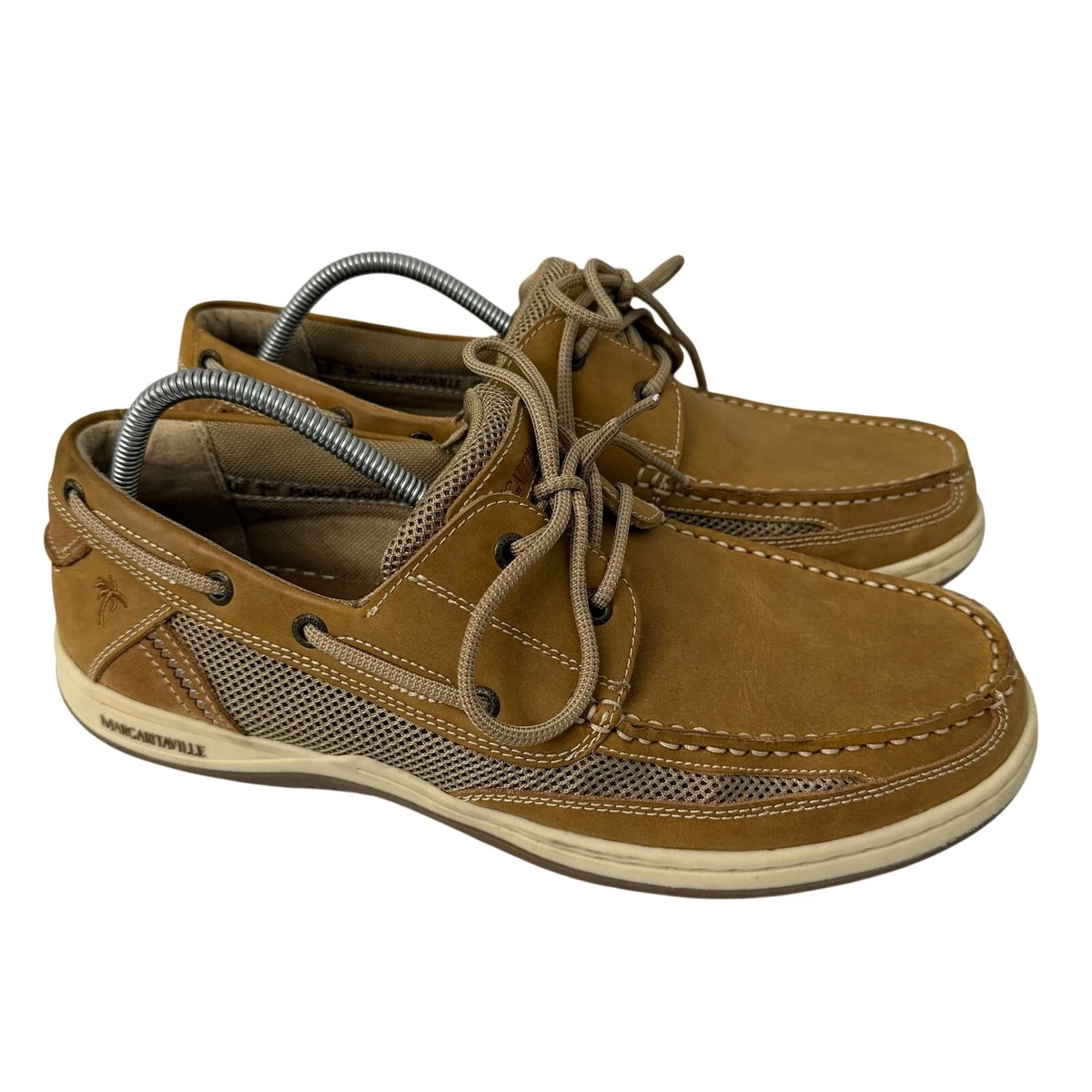 Margaritaville Boat Shoe Leather Upper Casual Shoes for Men  display picture 3