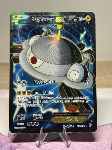 Magnezone EX Pokemon XY Flashfire 101/106 Ultra Rare Full Art Card HP