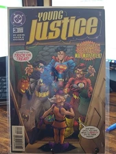 Young Justice #3 (Dec 1998) – Halloween Scare with Mr. Mxyzptlk – DC Comics