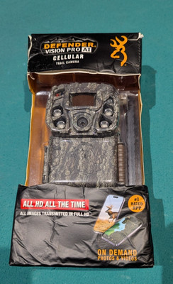 Browning Defender Vision Pro AI Trail Camera (BTC-VPHD-AI) 7334/OB OPEN BOX