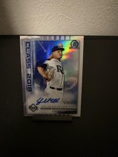 2018 Bowman Draft #C18A-SM Shane McClanahan Class of 2018 Autographs #/250