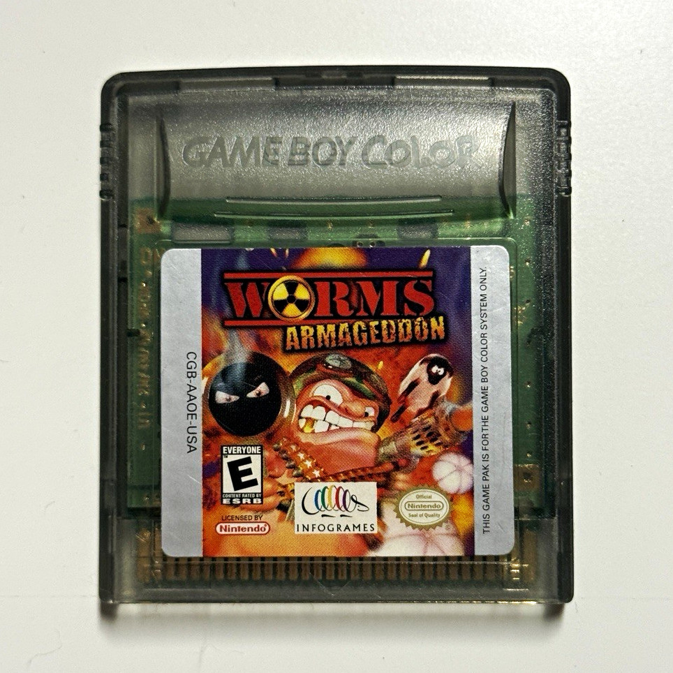 Infogrames Worms: Armageddon NTSC-U/C E Nintendo Game Boy Color Cartridge