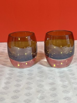 Mikasa Home Accents Solaris Amber Brown Votive Candle Holder