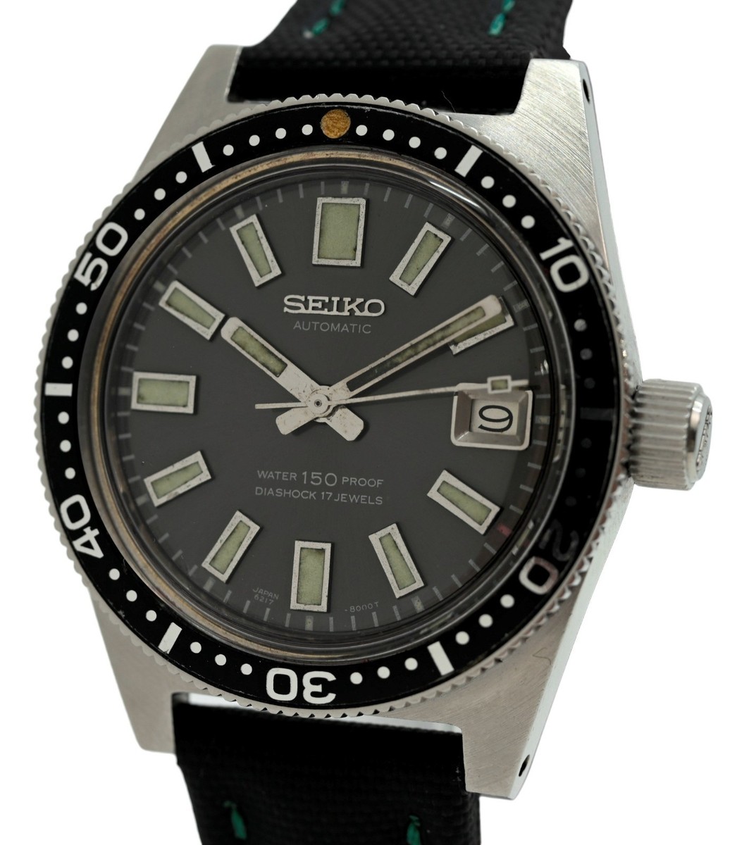 Seiko 38mm Men's 62MAS Big Crown First Diver Watch March 1967