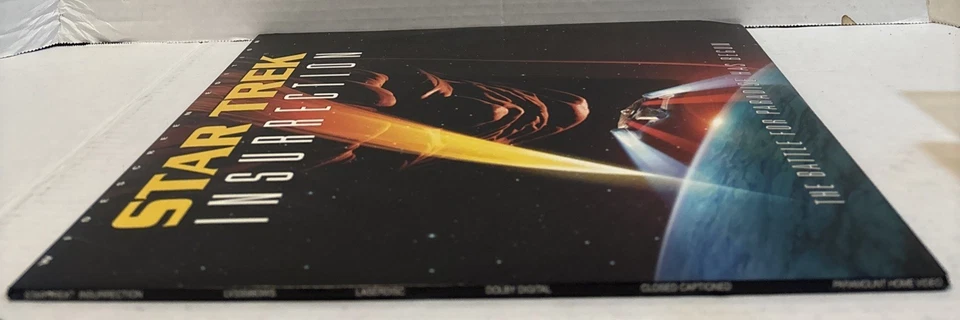STAR TREK INSURRECTION (1998) Laserdisc PARAMOUNT Widescreen Edition AC3 RARE - Image 3 of 4