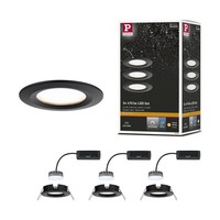 LED Einbauleuchte Nova Plus Coin Basisset Starr IP44 Rund 78 Mm Coin 3X6W 3X470L