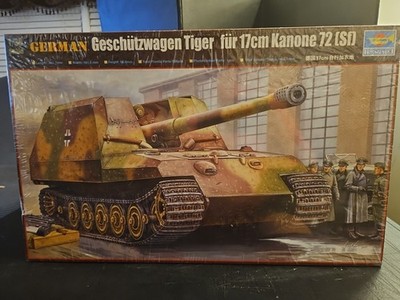 Trumpeter German Geschutzwagen Tiger Fur 17cm K72 SEALED INSIDE 1/35