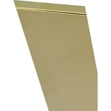 K&S 8231 Brass 12 L in. Metal Strip 0.016 x 1/2 W in.