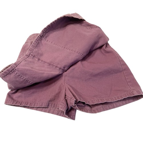 Girls Xhilaration Purple Skort M Y2K Style Button Front Cotton Shorts Kids - Picture 6 of 8