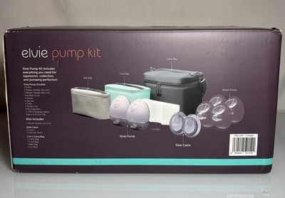 Elvie Pump Kit EP01-02-M Double Electric Pump Kit Never Used Open Box Excellent