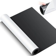 12 Inch X 10 Feet, 30 Mil Blank White Surface Magnet Sheets Magnetic Roll Printa