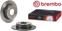 2X Bremsscheibe Brembo 08.A708.1X 2 Bremsscheiben Hinterachse Hinten