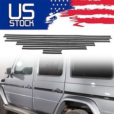 Carbon Fiber Side Molding Trim Sticker For Mercedes G Class W463 G63 G65 G500 Us