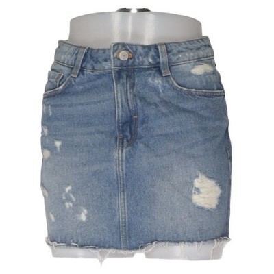 Zara Trafaluc, Jeansrock, Größe: S, Blau, Einfarbig, Denim, Damen #dOK