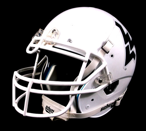 AUTHENTIC West Virginia Mountaineers SCHUTT FULL-SIZE Football Helmet WVU, WORN?