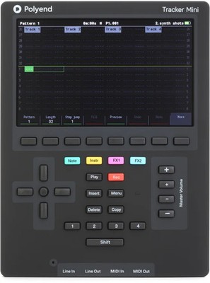 Polyend Tracker Mini Portable Standalone Audio Workstation