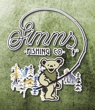 Simms Grateful Bear Fishing Decal Sticker 6.75 Tall Waterproof Vinyl Fly Fish Simms Grateful Bear Fishing Decal Sticker 6.75 Tall Waterproof Vinyl Fly Fish