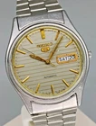 Vintage - Seiko 5 Automatic 35mm Watch Day/Date 2-tone Stainless 6309-8920