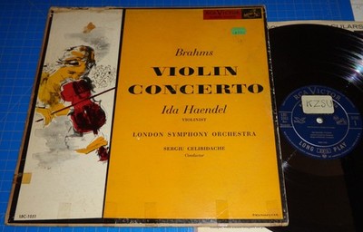 Ida Haendel/Celibidache BRAHMS Violin Concerto - RCA Bluebird LBC 1051