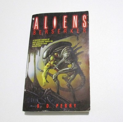 Vintage Aliens Berserker Paperback Book SD Perry First Edition 1998 -Flaw-