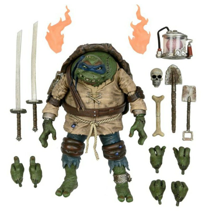 NECA - Universal Monsters vs TMNT Leonardo As Hunchback Ult 7 Action Figure