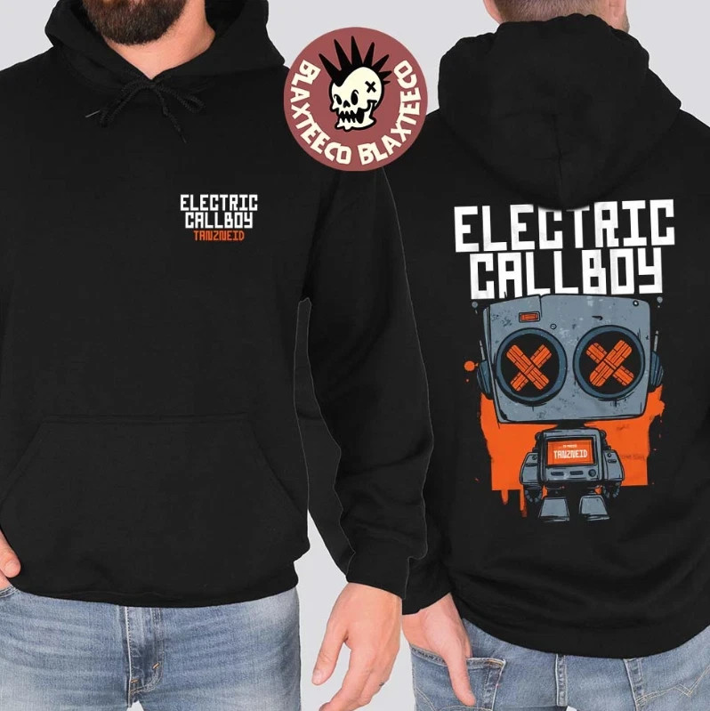 Electric Callboy Merch Tanzneid Robot Hoodie Size S-5Xl | eBay