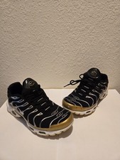 Nike Air Max Plus TN Black Gold Aluminum Sneakers Shoes Men's Size 9.5