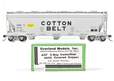 HO Brass OMI Overland Models SSW Cotton Belt ACF 3-Bay Centerflow 4650 CP