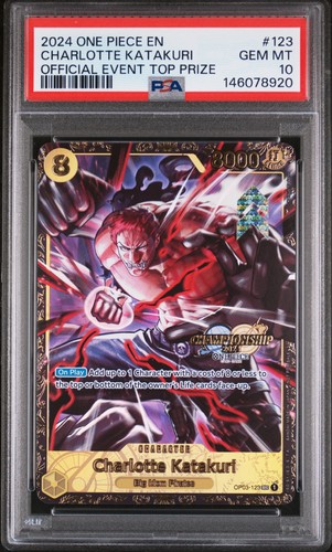Katakuri OP03-123 Championship 2024 prize — eBay listing photo