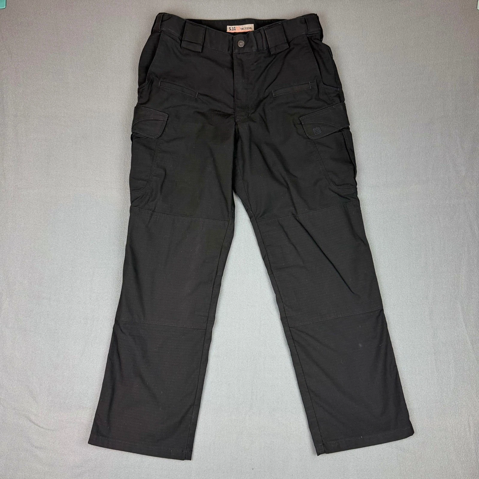 5.11 Tactical Stryke Pants Mens 32x30 Black Flex-Tac Ripstop Cargo Work 74369