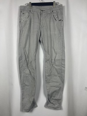 G-STAR RAW ARC 3D Tapered Gray Denim Relaxed Jeans Size W32 L34