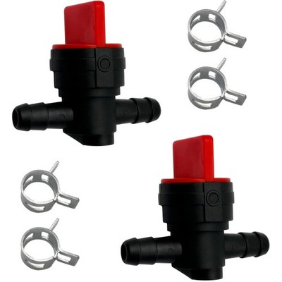 Inline Benzinhahn 1/4 Zoll, Kraftstoffventil für Motorsäge, Rasenmäher