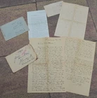 German WW2 Wehrmacht Soldier Set of 3 Letters Feldpost 1941 / 1943 War Relic